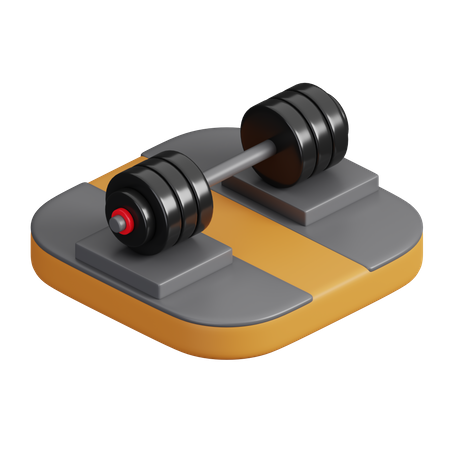 Weight Lifting  3D Icon