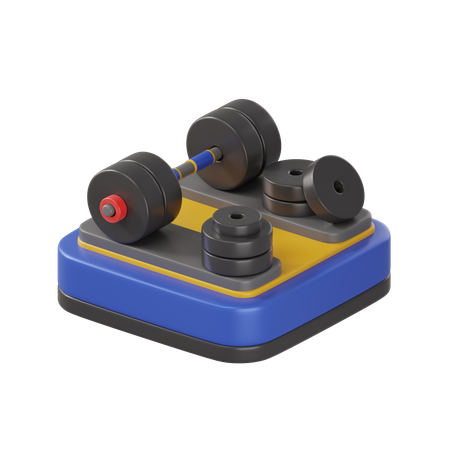 Weight Lifting  3D Icon