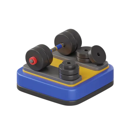 Weight Lifting  3D Icon