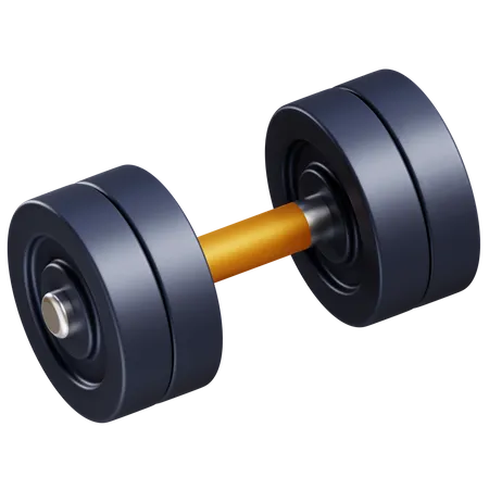 Weight Lifting Barbell  3D Icon