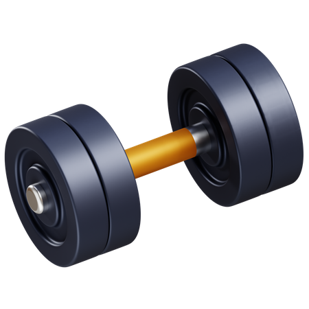 Weight Lifting Barbell  3D Icon