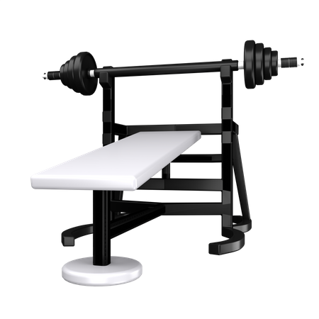 Weight Lifting Bench  3D Icon