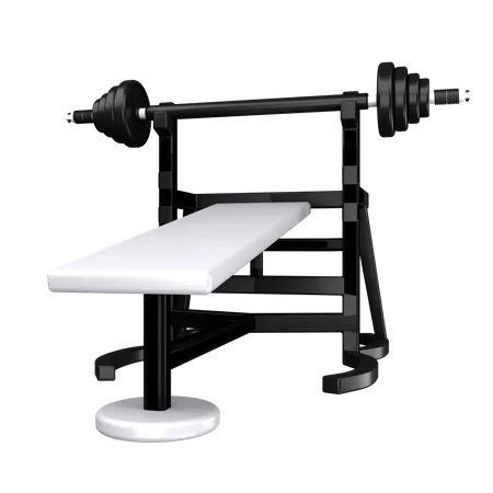 Weight Lifting Bench  3D Icon