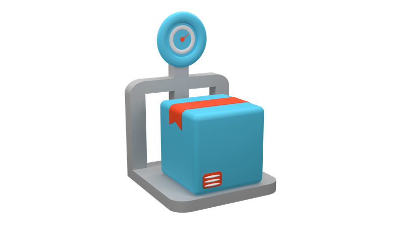 Weight Machine  3D Icon