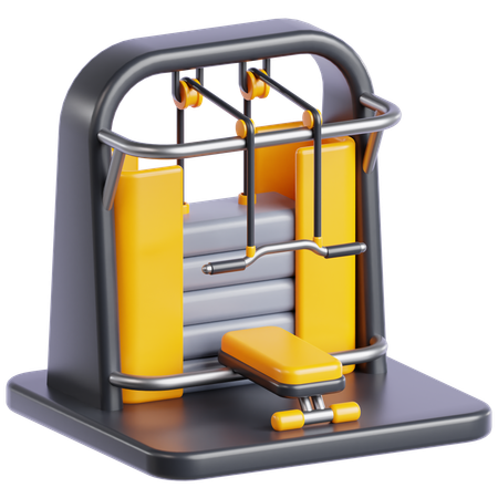 Weight Machine  3D Icon