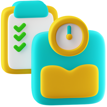 Weight Management  3D Icon