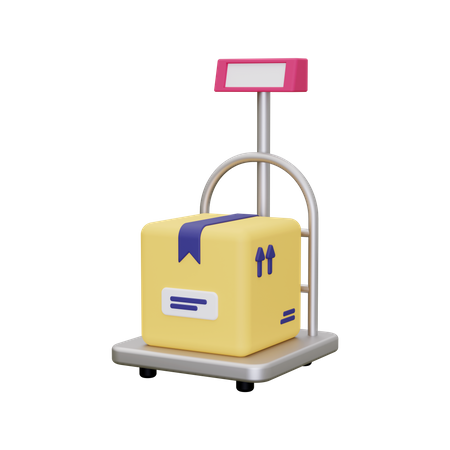 Weight Measuring Device 3D Illustration