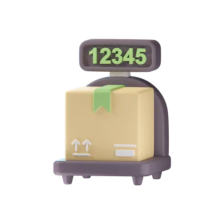 Weight Parcel 3D Icon