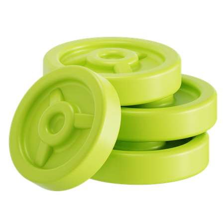 Weight plate  3D Icon