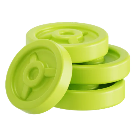 Weight plate  3D Icon