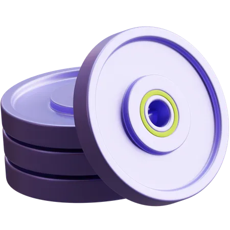 Weight Plate  3D Icon