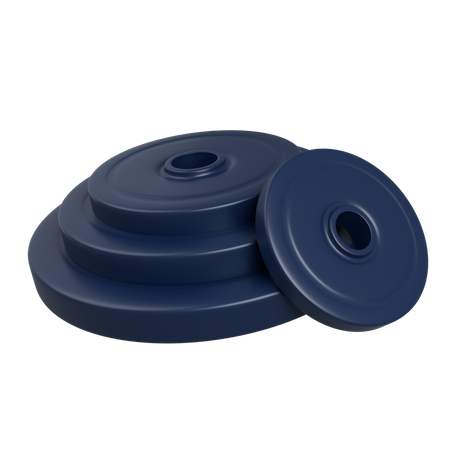 Weight Plate 3D Illustration
