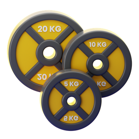 Weight Plates  3D Icon