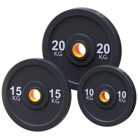 Weight Plates  3D Icon