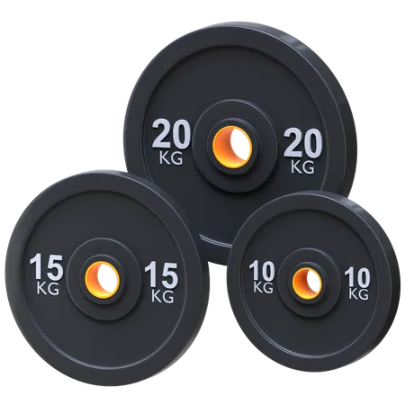 Weight Plates  3D Icon