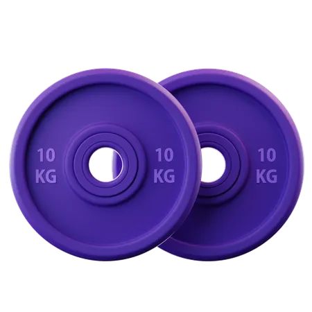 Weight Plates  3D Icon