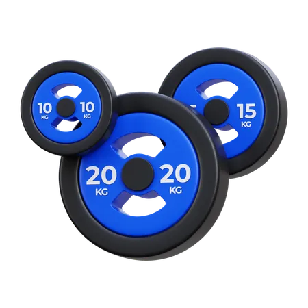 Weight Plates  3D Icon