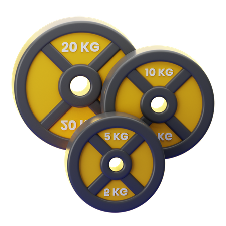 Weight Plates  3D Icon
