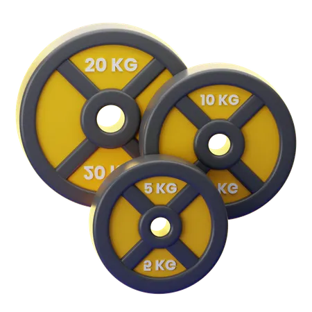 Weight Plates  3D Icon
