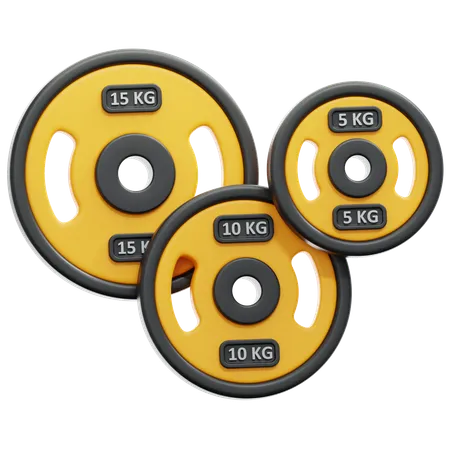 Weight Plates  3D Icon