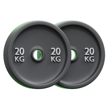 WEIGHT PLATES  3D Icon