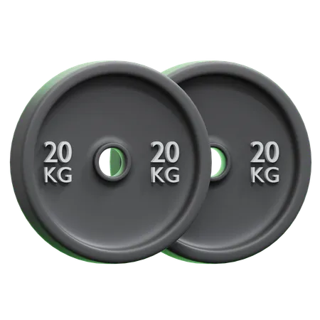 WEIGHT PLATES  3D Icon