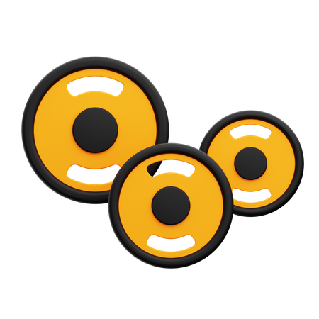 Weight Plates  3D Icon