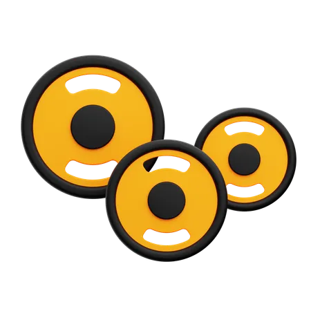 Weight Plates  3D Icon