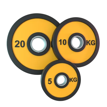 Weight Plates  3D Icon