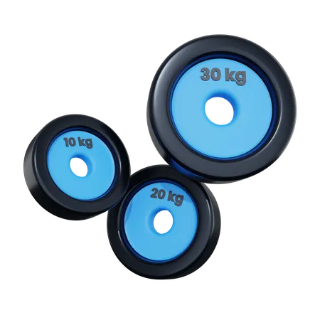 Weight Plates  3D Icon