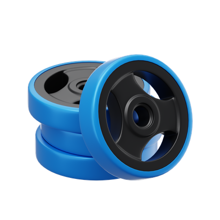 Weight Plates  3D Icon