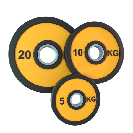 Weight Plates  3D Icon