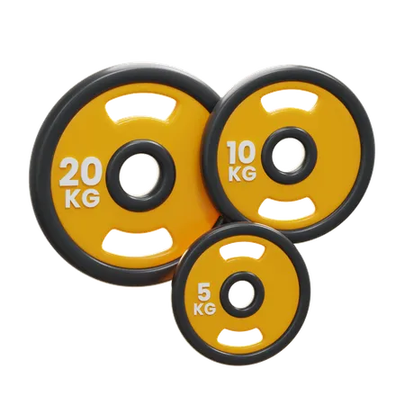 WEIGHT PLATES  3D Icon