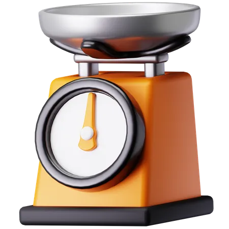 Weight Scale 3 D Illustration 3D Icon