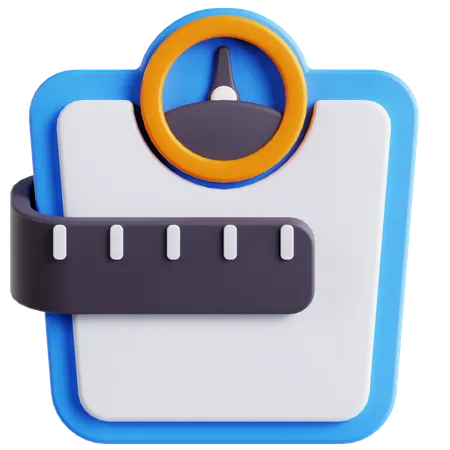 Weight Scale 3 D Icon 3D Icon