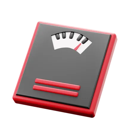 Body Weight Scale Measure Gym Diet Fitness 3 D Icon Illustration Render Design 3D Icon