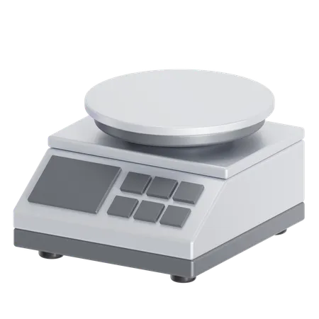 Weight Scale In Lab 3D Icon