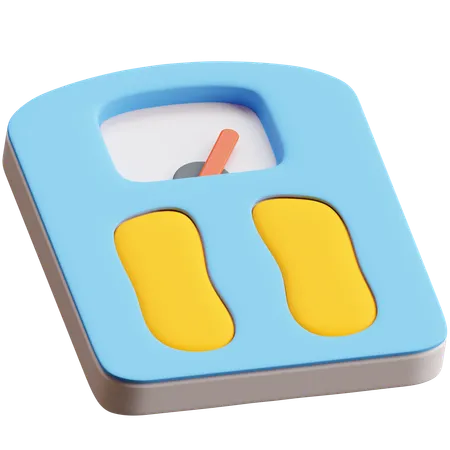 Weight scale  3D Icon