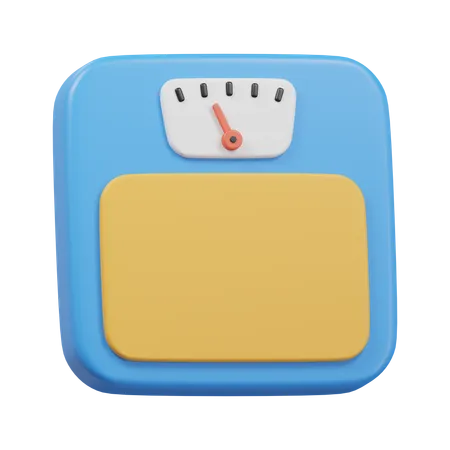 Weight Scale  3D Icon