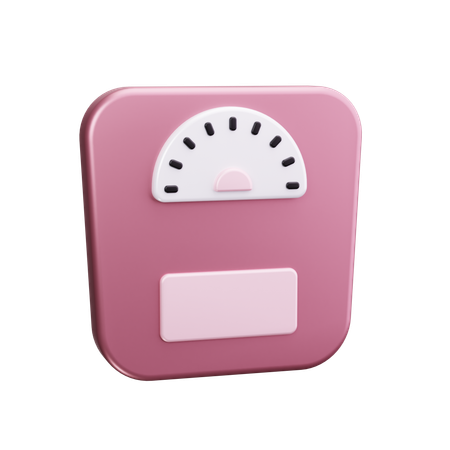 Weight scale  3D Icon