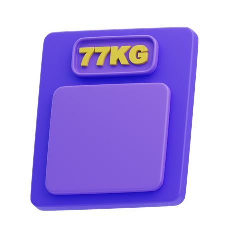 Weight Scale  3D Icon