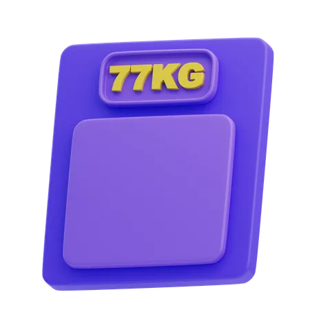 Weight Scale  3D Icon