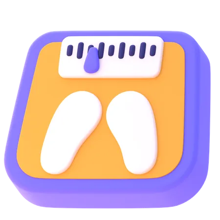 Weight Scale  3D Icon