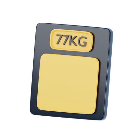 Weight Scale  3D Icon