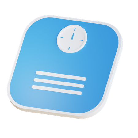 Weight Scale  3D Icon