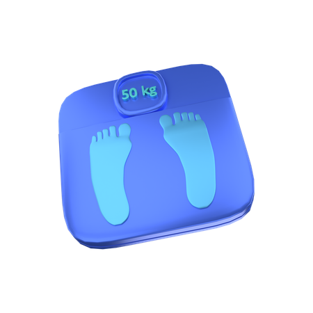 Weight Scale  3D Illustration