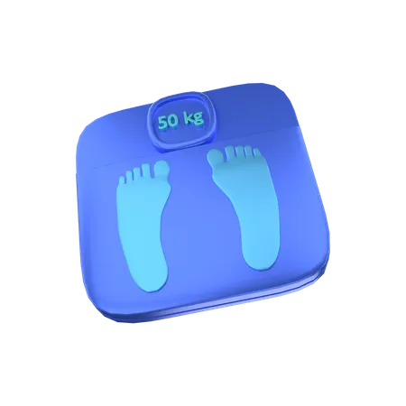 Weight Scale  3D Illustration