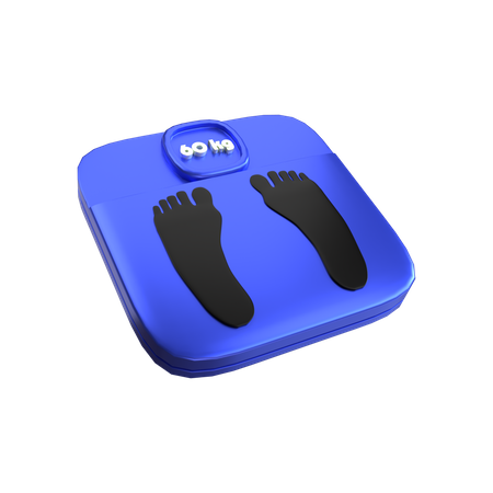 Weight scale  3D Illustration