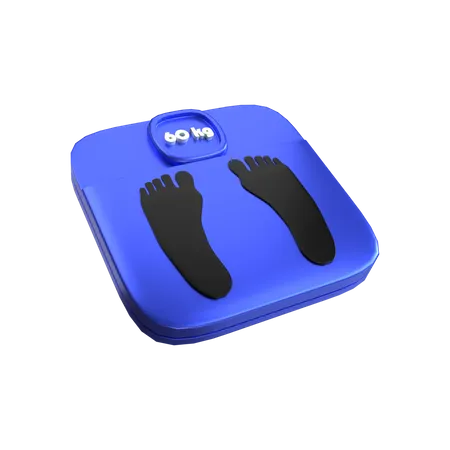 Weight scale  3D Illustration