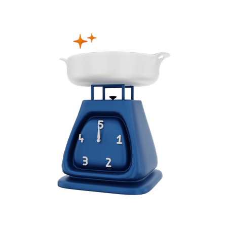 Weight Scale  3D Illustration